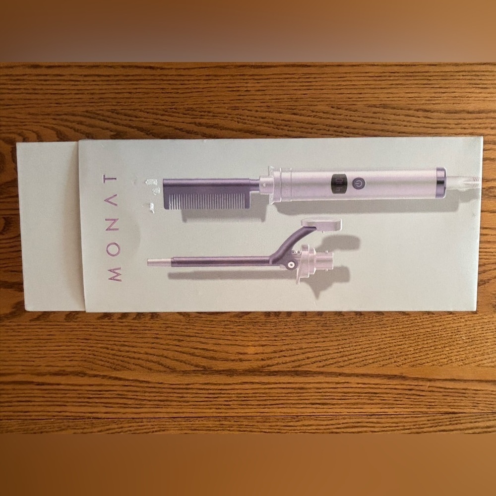 Monat NEW IN BOX Sleek and Curled Interchangeable‎ Hot Comb and Rod